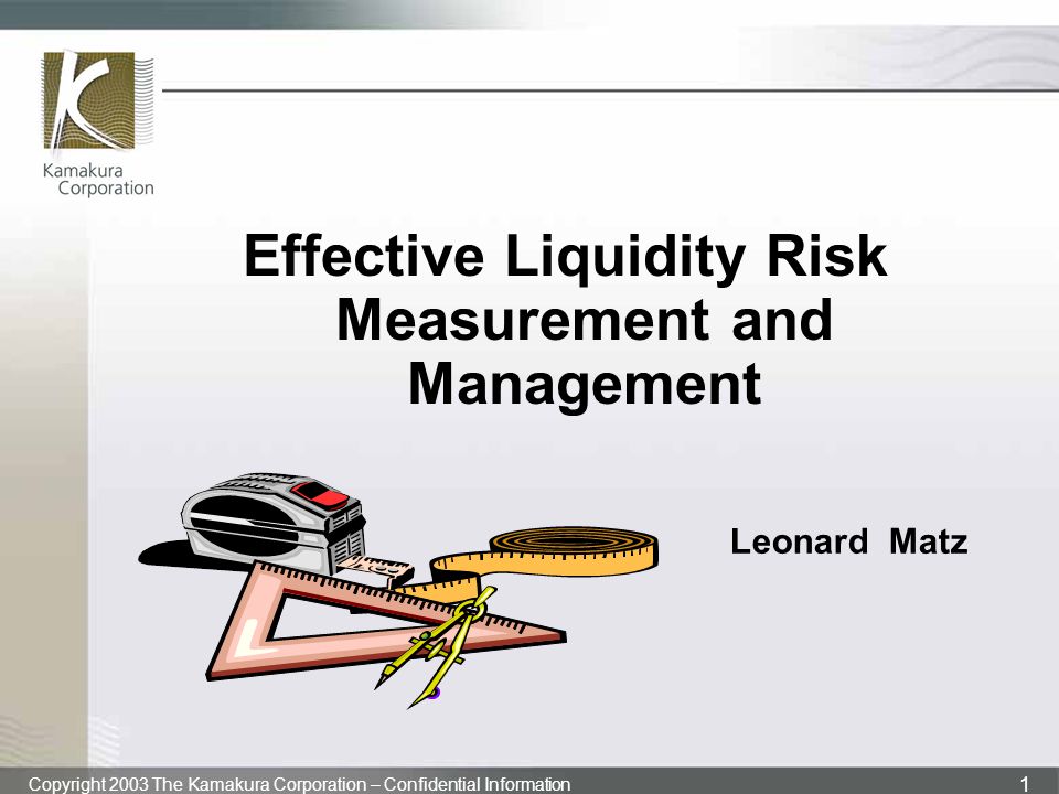 liquidity risk management ppt